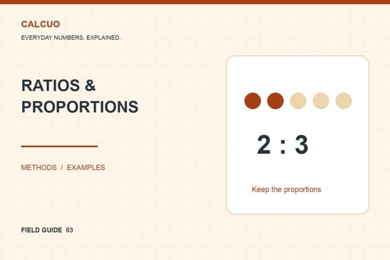 Scale without the guesswork. Original geometric illustration of the article’s worked example.
